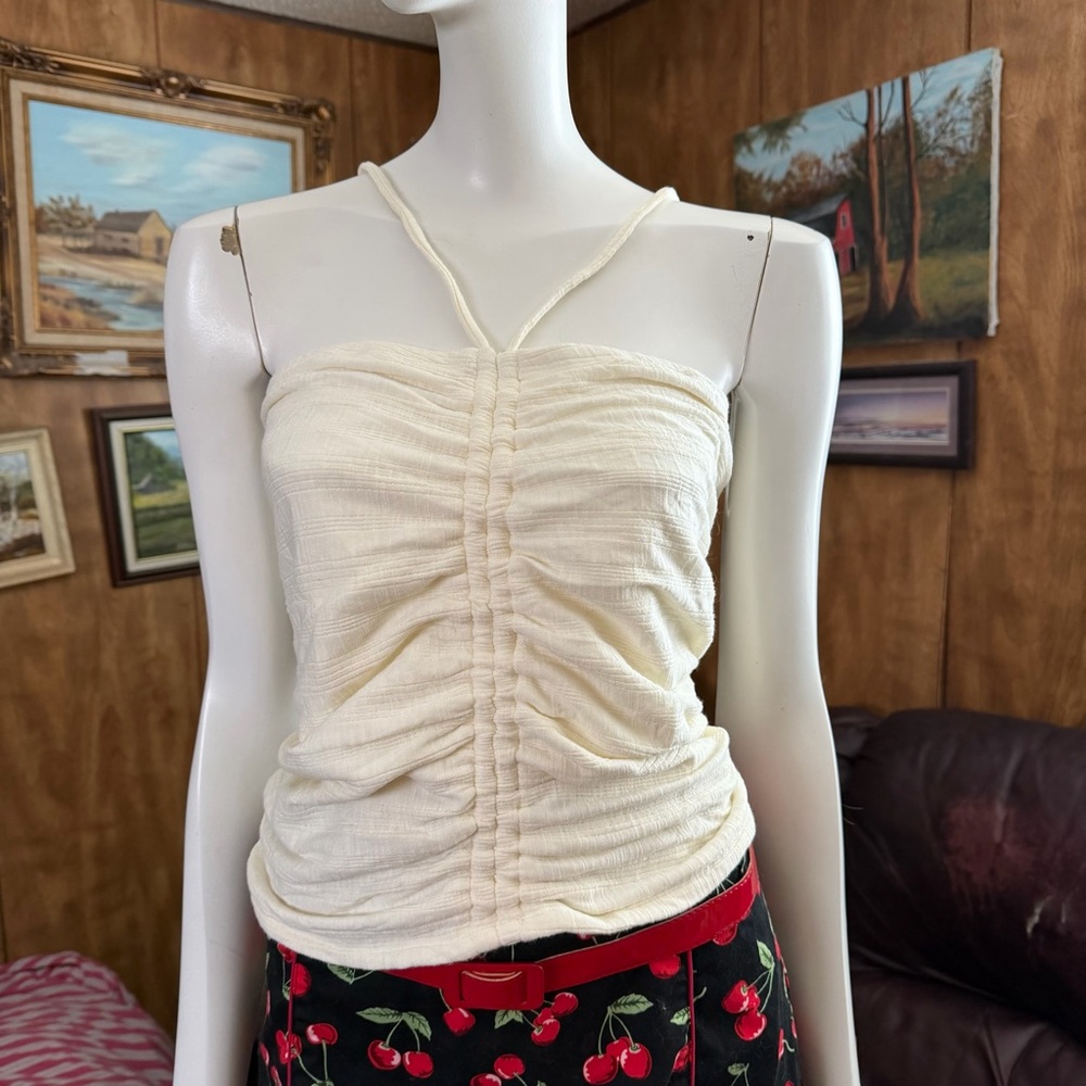 Pilcro Anthropologie Ruched Camisole